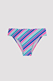 Genç Kız Colorful Stripe Halter Bikini Takımı