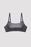 Genç Kız Silver Bandeau Çok Renkli Bikini Takımı