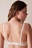 Butterfly Wow Push Up Destekli Kırık Beyaz Sütyen