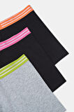 Phospor Belt Çok Renkli 3lü Boxer
