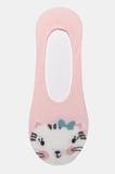 Pretty Cat 2li Pembe Mint Babet Çorabı