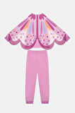 Pamuklu Kız Çocuk Wonderful Wings Pembe Pijama Takımı