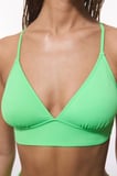 Yeşil Bralet Bikini Üstü