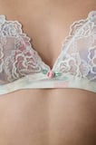 Glam Broderie Ekru Sütyen