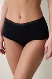 Easy Pamuklu Trim Highwaist Siyah Slip Külot
