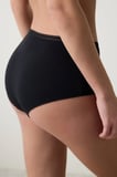 Easy Pamuklu Trim Highwaist Siyah Slip Külot