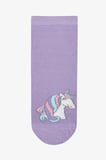 Kız Çocuk Unicorn Çok Renkli 3lü Soket Çocuk
