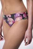 Briella Side Çiçekli Tokalı Slip Bikini Altı