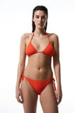 Turuncu Sona Bağlamalı Bikini Altı
