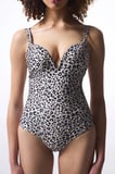 Leopar Desenli Push Up Mayo
