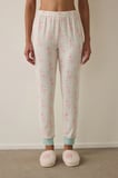 Gardenya Cute Flowers Çiçekli Termal Etkili Pijama Altı