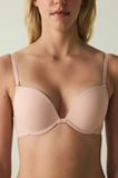 Açık Gül Kurusu Essentials Balenli Push Up Sütyen