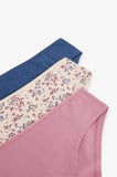 Çiçekli Rose Harmony 3'lü Hipster Külot