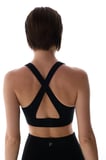 Siyah Wonder Yüksek Destek Crossline Spor Sütyeni