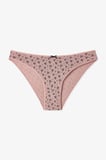 Renkli Black Flower 3'lü Pamuklu Slip Külot