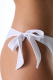 Beyaz Brazilian  Bikini Altı