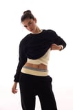 Siyah Bisiklet Yaka Regular Kesim Pamuklu Sweatshirt