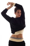Siyah Bisiklet Yaka Regular Kesim Pamuklu Sweatshirt