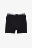 Erkek Renkli Solid Black Çoklu Boxer