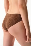 Kahverengi Leoparlı Slip Külot