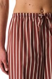 Bordo Sisterhood Pamuklu Pantolon Pijama Altı