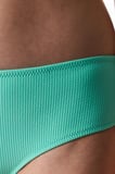 Mint Yesili Meli Dokulu Orta Bel Bikini Altı