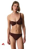 Kahverengi Jasmine Tek Omuz Bikini Üstü