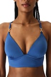 Mavi Hannah Push Up Bralet Bikini Üstü