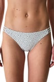 Point Şık Puantiye Desenli Dokulu Orta Bel Bikini Altı