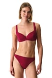Bordo Evelyn Balen Simli Bikini Üstü