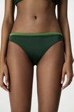 Koyu Yeşil Lola Slip  Bikini Altı