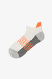 Renkli Erkek Çocuk Neon Orange Gray 3'lü Tab Patik Çorap