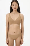 İz Bırakmaz Bronz Fit Decolette Pedli Sütyen