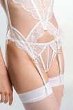 Kırık Beyaz Lilya String Külot