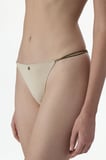 Bej Micro Dantel Brazilian Külot