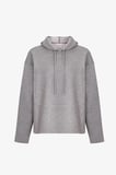 Gri Oversize Kapüşonlu Sweatshirt