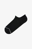 Siyah Basic Mesh Pamuklu Simli 3 Çift Sneaker Çorap