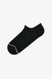 Siyah Basic Mesh Pamuklu Simli 3 Çift Sneaker Çorap