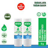 Siveno %100 Doğal Dudak Koruyucu Yoğun Etki Bitkisel Lipbalm Krem Nemlendirici Parlatıcı Onarıcı 6 G 2 X Adet