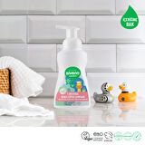 Siveno %100 Doğal Bebek Köpük Şampuanı Yenidoğan Saç ve Vücut İçin Nemlendirici Bitkisel 250 ml X 2 Adet