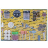 By Nevser® 105 Parça Metal Zımpara Gravür Taşlama Oyma Seti Kalıpçı Takımı