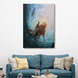 Tanrının Eli Dekoratif Duvar Tablosu, İsa-6307