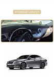 Hyundai Genesis Torpido Koruma  Halısı -  Bej Kenar