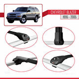 Chevrolet Blazer 1995-2005 Arası ile Uyumlu ACE-1 Ara Atkı Tavan Barı Siyah 2 Adet