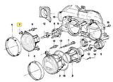 BMW E24 E30 E31 E32 E34 FAR AYAR KLİPS KARŞILIĞI 5 ADET 63121378369