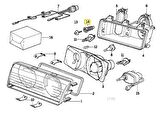 BMW E36 E63 E64 VE Z3 FAR AYAR KLİPSİ 5 ADET 63121387026