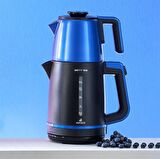 Karaca Berry Tea Xl 2in1 Çelik Demlikli Çay Makinesi Ve Kettle Blueberry