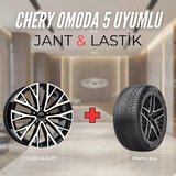 Chery Omoda5 Uyumlu Momo235/45R19 Kış Lastiği 4 adet Yılı:2025+DY1289 BD 19"Jant 4 Adet