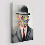 Rene Magritte Ünlü Resim “İnsanın Oğlu” Graffiti Pop Art Tablosu-6316