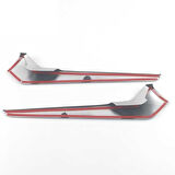 Honda 2022 Civic Vites Kenar Kaplama 2 Parça - Silver